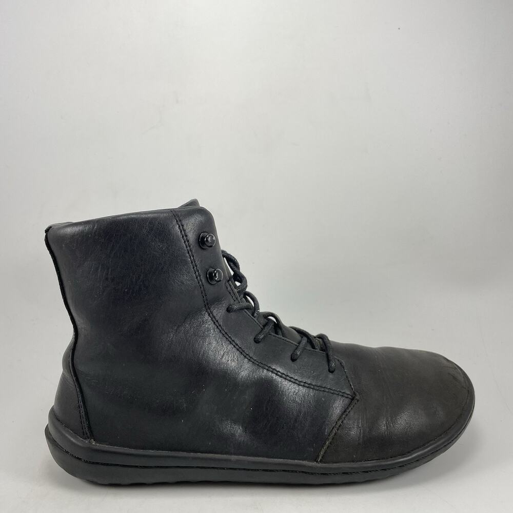 Vivobarefoot Gobi Hi III Womens EU 36, US 6 Black Leather Barefoot Winter Boots